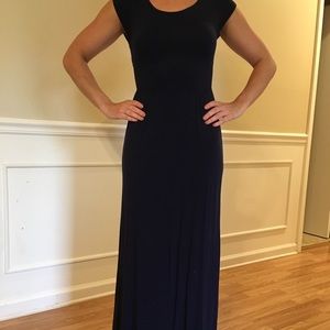 Navy Blue Maxi Dress